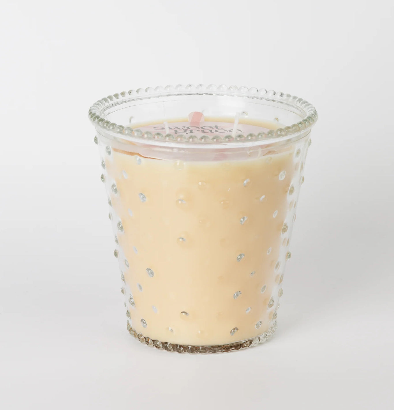 Sweet Grace Clear Polka Dot Candle