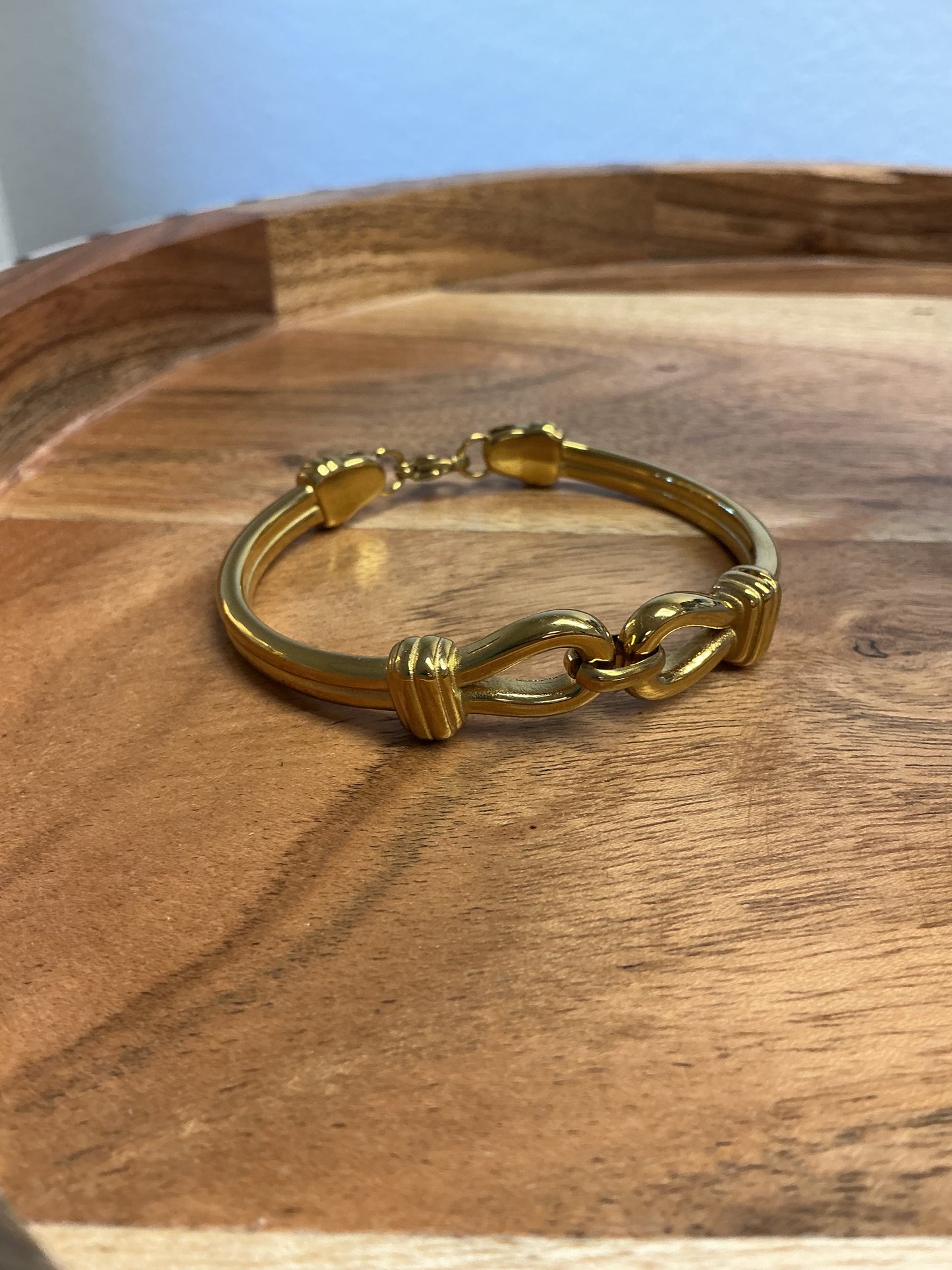 Gold Hook Bracelet