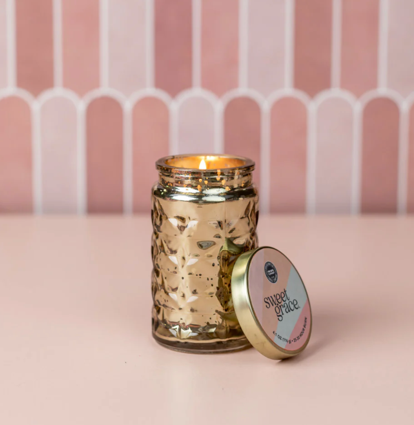 Sweet Grace Mini Gold Candle