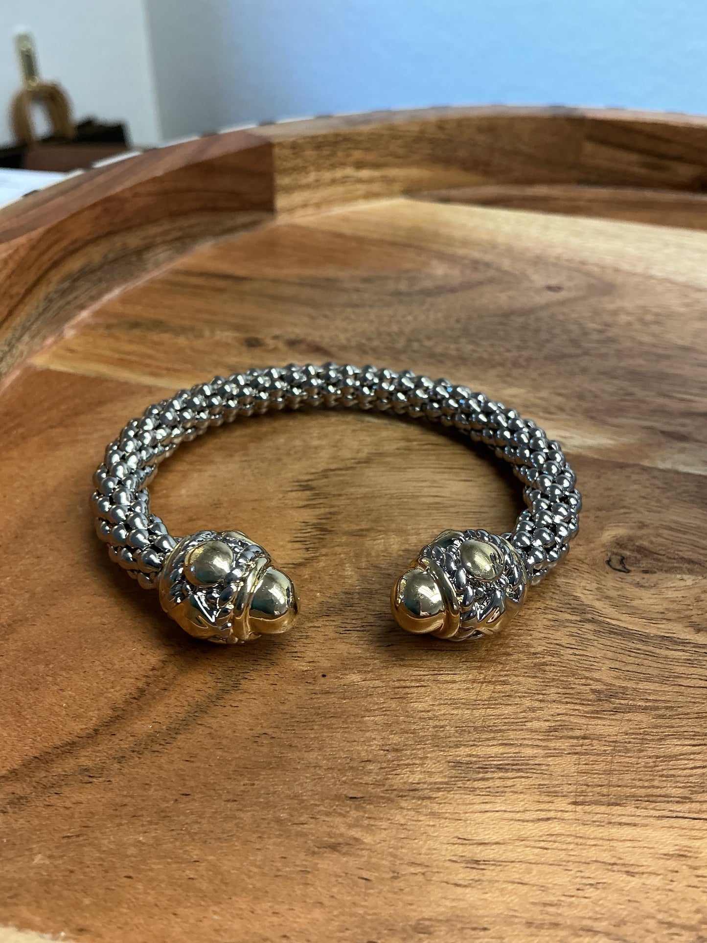 Mixed Metal Cuff Bracelet