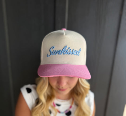 "Sunkissed"  Pink Hat