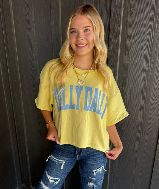 Dilly Dally Cropped Tee