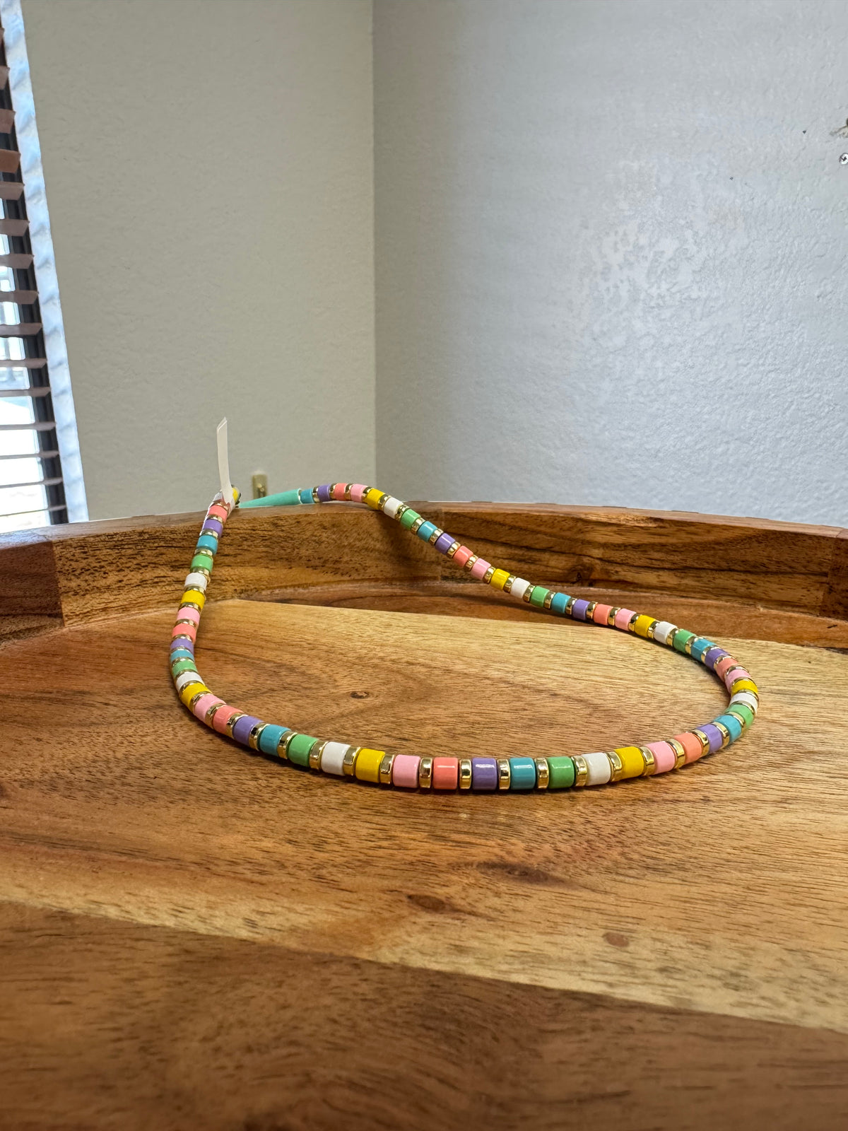 Pastel + Gold Necklace