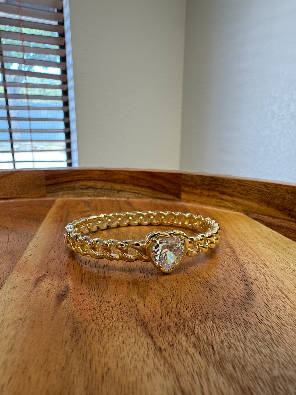 Gold Heart Bracelet