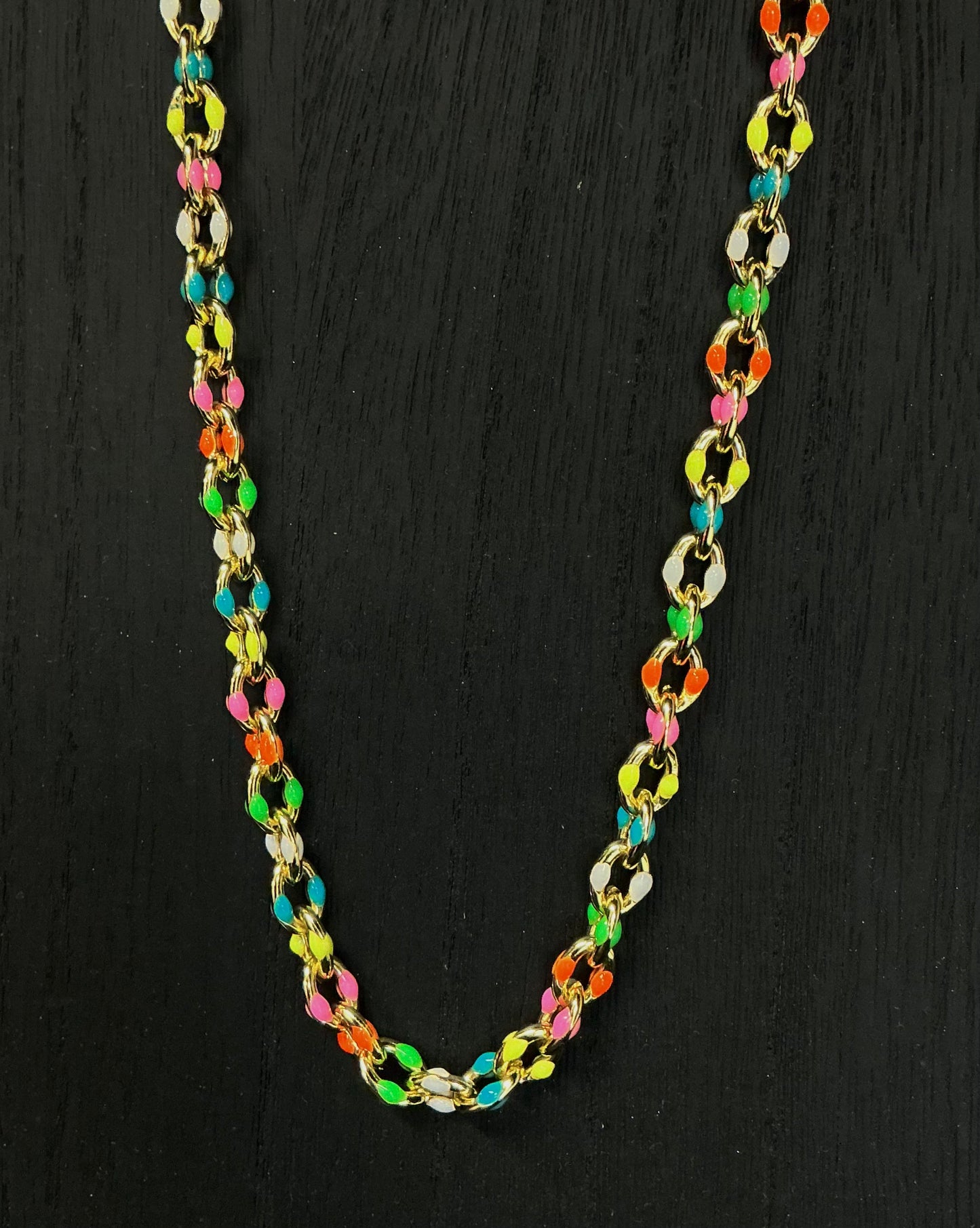 Multi-Color enamel  Necklace