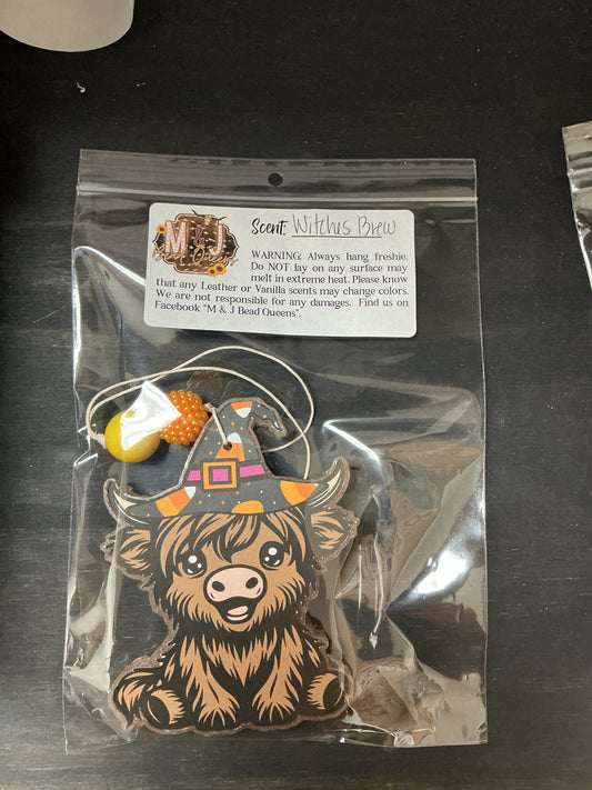 Halloween Cow Freshie