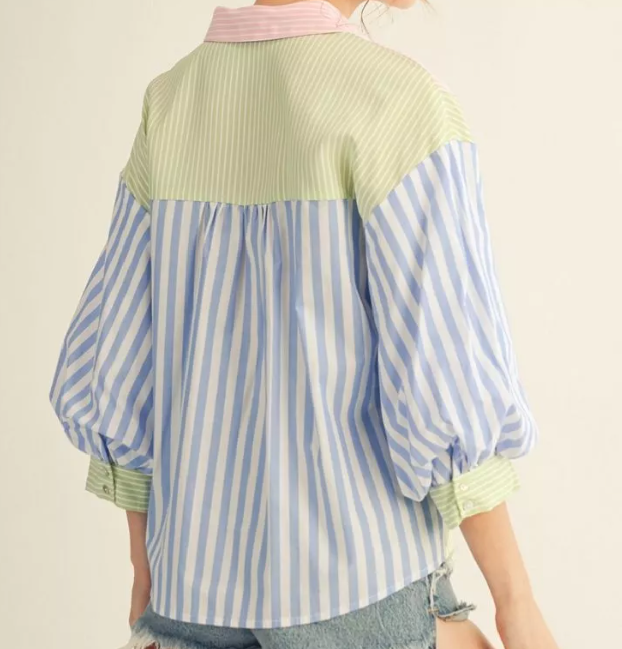 Striped Mid-Length Top
