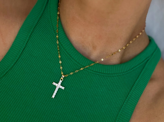 Diamond Cross Neckalace