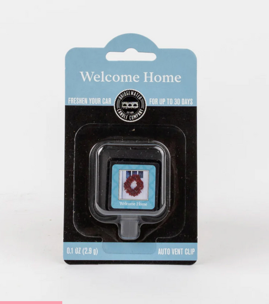 Welcome Home Auto Vent Clip