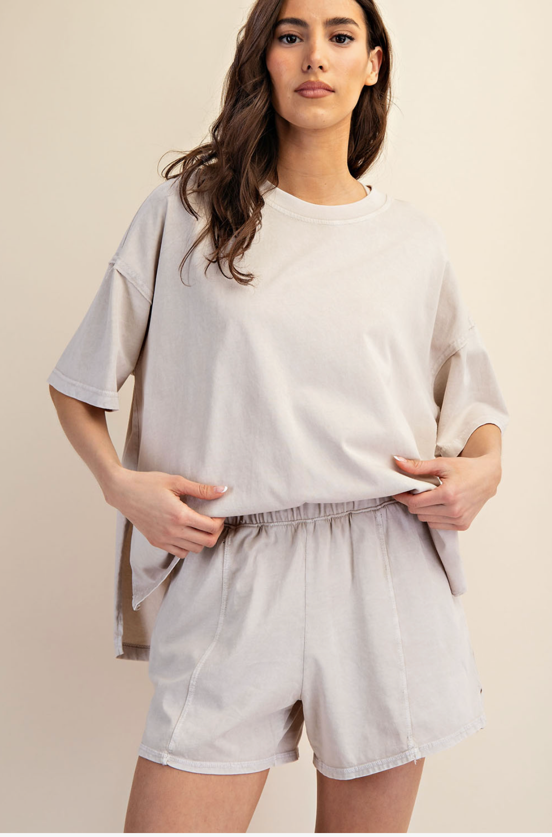 Taupe Mineral Washed Set