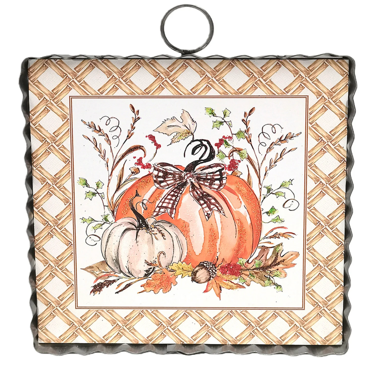 "Festive Pumpkin" Mini Art Hanger