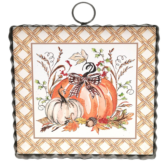 "Festive Pumpkin" Mini Art Hanger