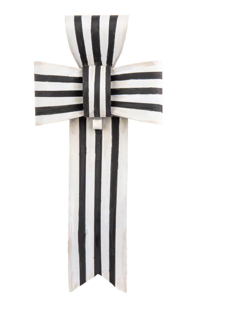 Black + White Bow Display
