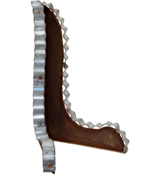 Galvanized Rust Easel Mini